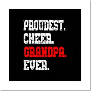 Custom Cheer Grandpa Best Grandpa Ever Posters and Art